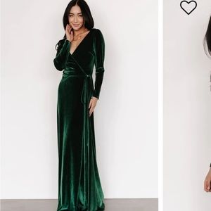Baltic Born Esmeralda Velvet Maxi Size S in Forest